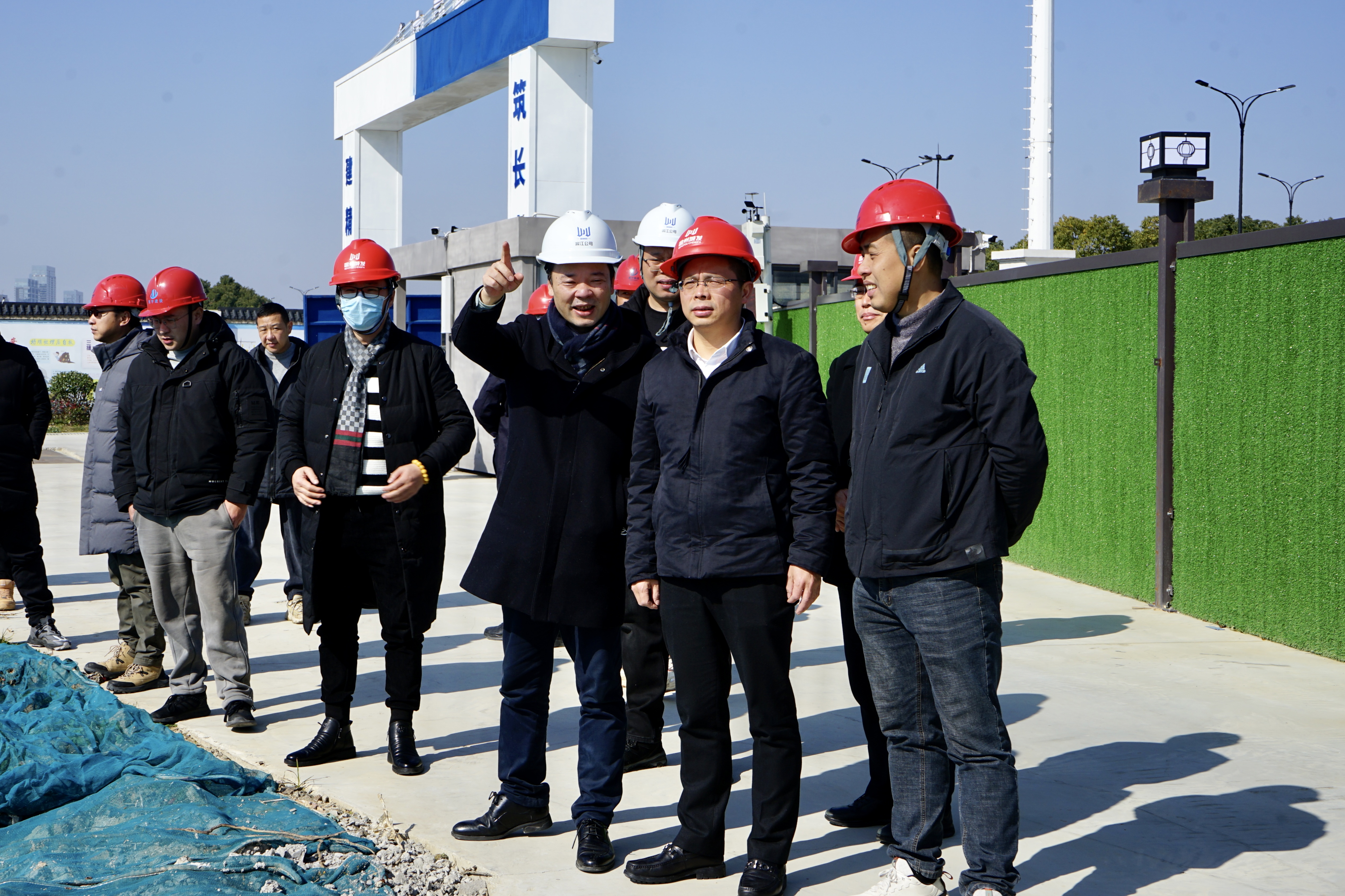 集团领导督查项目工地复工复产情况-温州城发集团